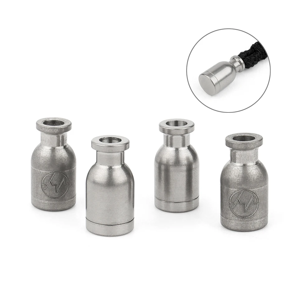 1pc titánový nôž korálky DIY Key Tail Pendant náramok s korálkami príslušenstvo EDC Tvar fľaše Paracord korálky