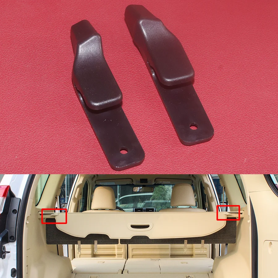 1PC Trunk Batožina Hook Parcel Police Upevnenie parcelshelf Plastic Clip Držiteľ držiaka pre Toyota Land Cruiser Prado LC150 2009-2020