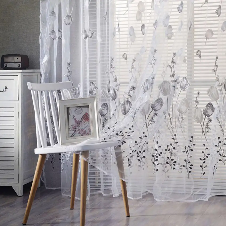 1pc Tulle Curtain pre spál
