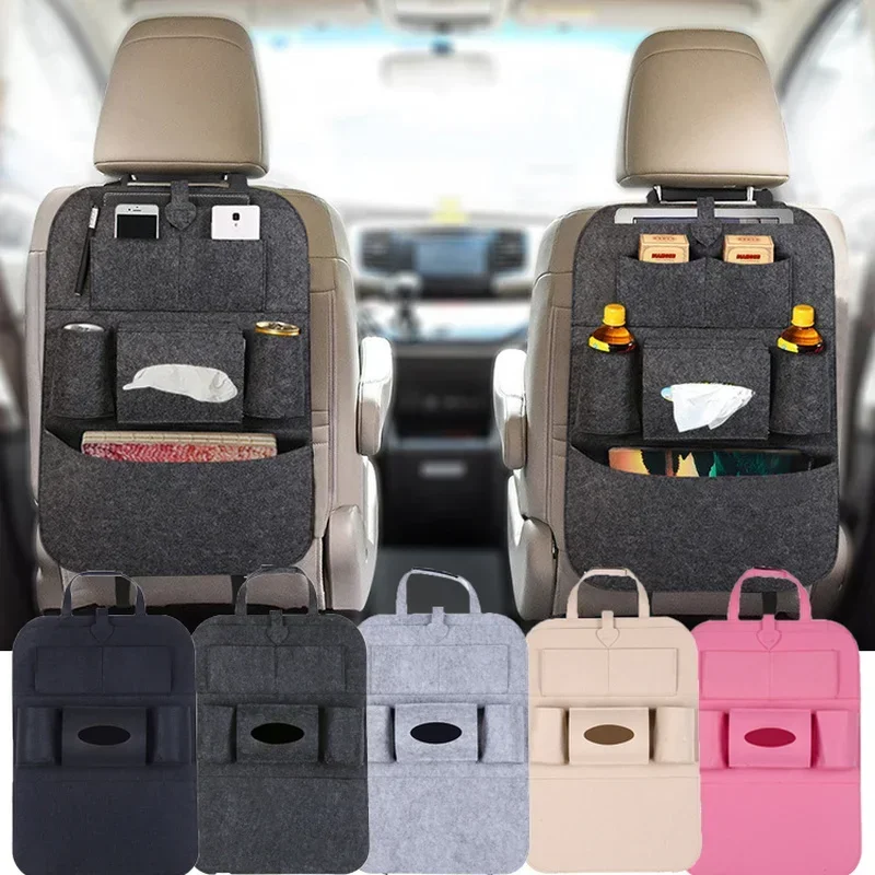 1PC Universal Car Storage Storage Bag Organizátor kufra elastický plsti