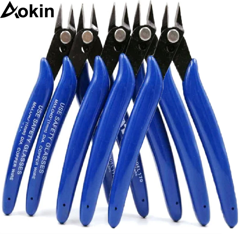1pc viacerých nástrojov Elektrický drôtový kábel Cutters Rezacie kliešte bočné striedmy