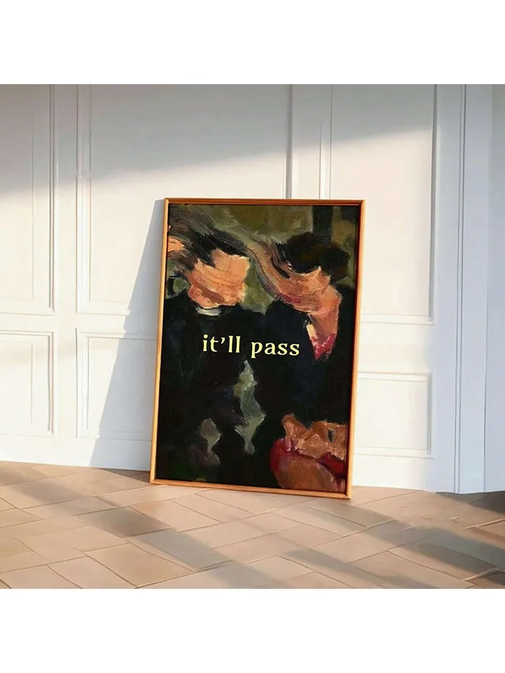 1PC Vintage Abstrakt Art Print, Fleabag TV Show plagát, pre obývaciu izbu a dekoráciu spálne, bez rámu