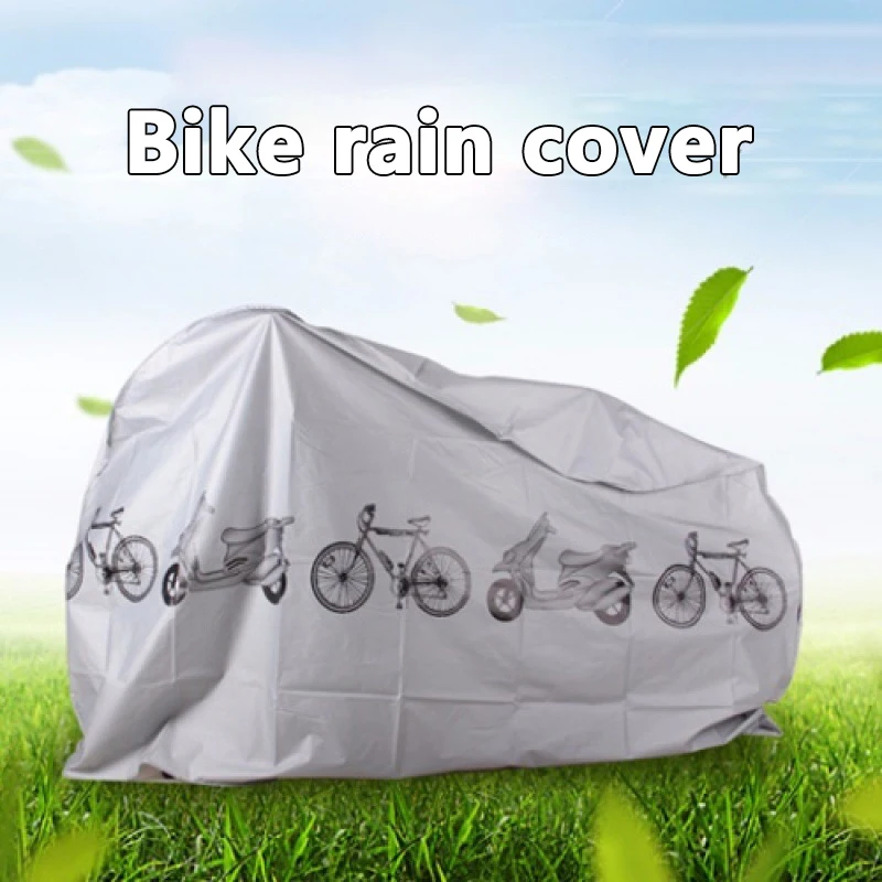 1pc vodotesný kryt bicyklov Polyester chráni pred slnečným prachom šedá čierna 180 g 200*100 cm