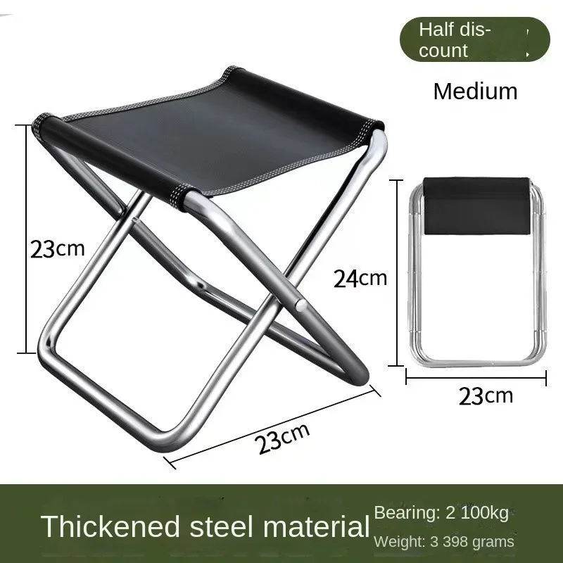 1pc vonkajšia malá skladacia stolička Dospelé deti prenosné minimalistické moderné kemping