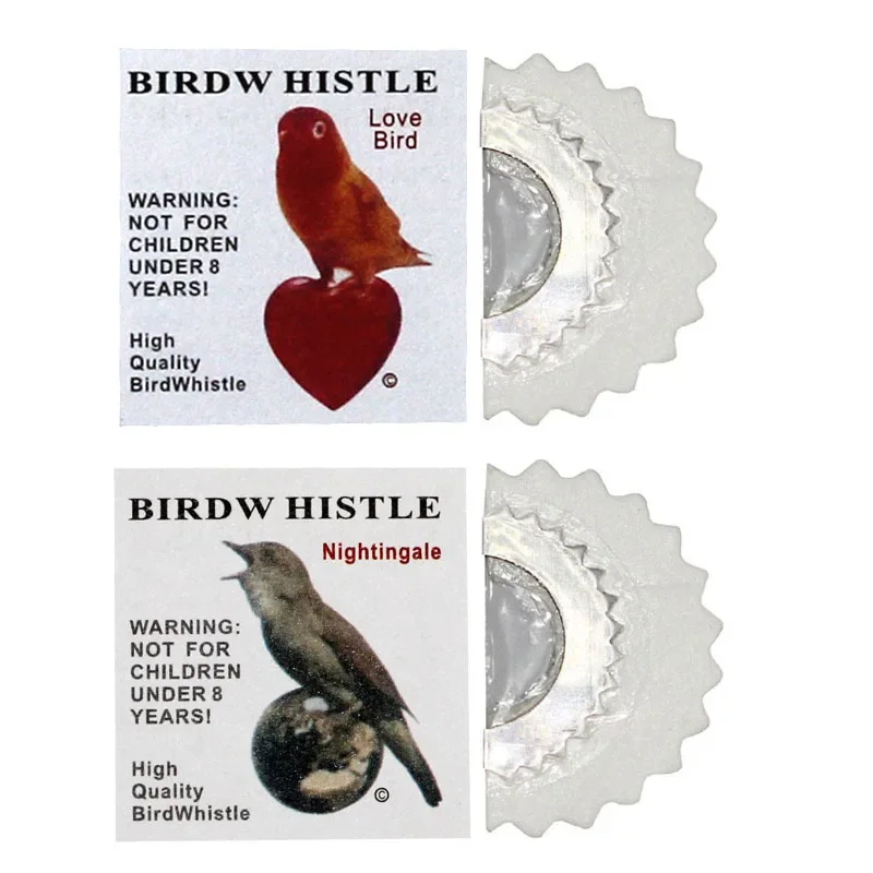 1pc vtáčie píšťalka, ktorá sa zmestí do úst HIDEN Magic Tweeting Noisemaker Trits Trits Gag Bird Caller Bird Training Supplies