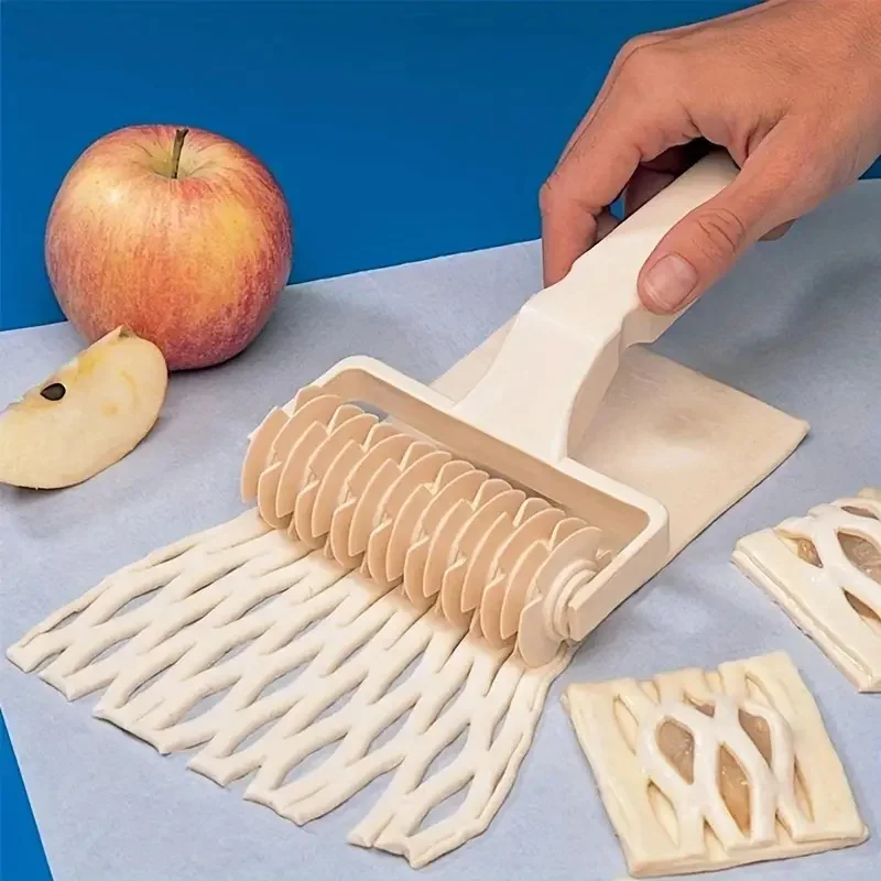1PC Vysoko kvalitný koláč pizza Cutter pečivo pečivo Embosing Cesto mriežka mriežky Torty Nástroje plastové pečenie Nástroje na mriežku