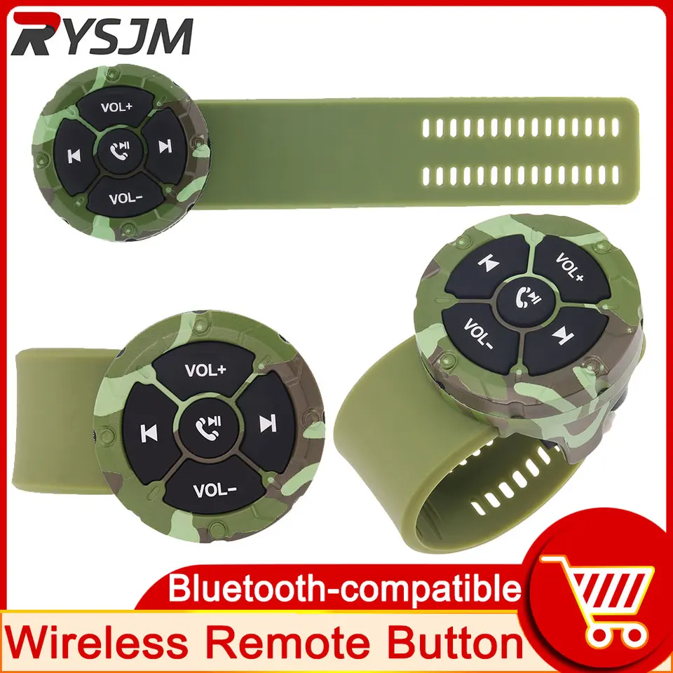 1pc Wireless Diaľkové ovládacie prvky pre iOS Android Phone Tablet Motorcycle Bike Bluetooth kompatibilné