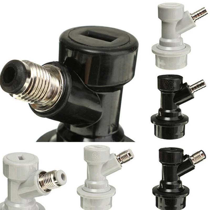 1pc z nehrdzavejúcej ocele+plastový plyn/tekutý loptičkový zámok Corny Pival Keg DispenSer pre homebrewové barové doplnky v štýle Cornelius v štýle Cornelius
