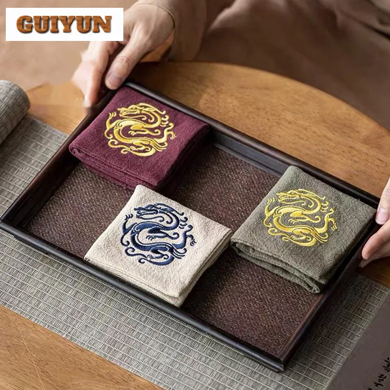 1pc zen bavlnená bielizeň xianglong čajové utierka zahustená voda absorbujúca tkanina Zasahená izolovaná podškla