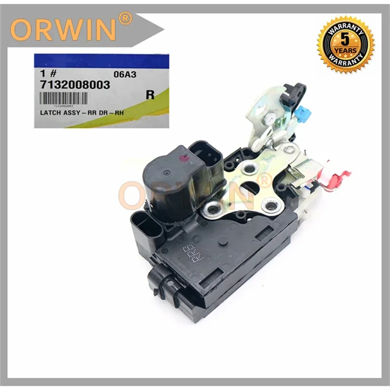 1PC Zostava Zadných pravých dverí Zostava 7132008003 pre Ssangyong Rexton 2001-2017 Rexton W Latch Actuator RH 71320 08003