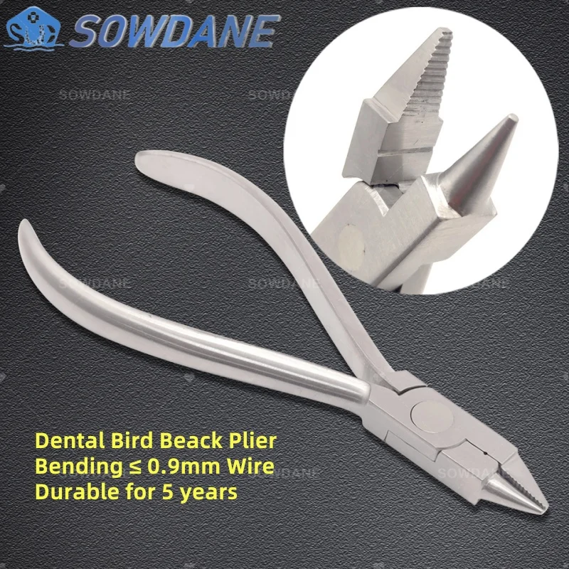 1PC zubné laboratórium Laboratórium Ultivity Bird zobák Plesk ťažké a zúbkované čeľusťový prístrojový drôt ohýbanie pre max. 0,9 mm drôt