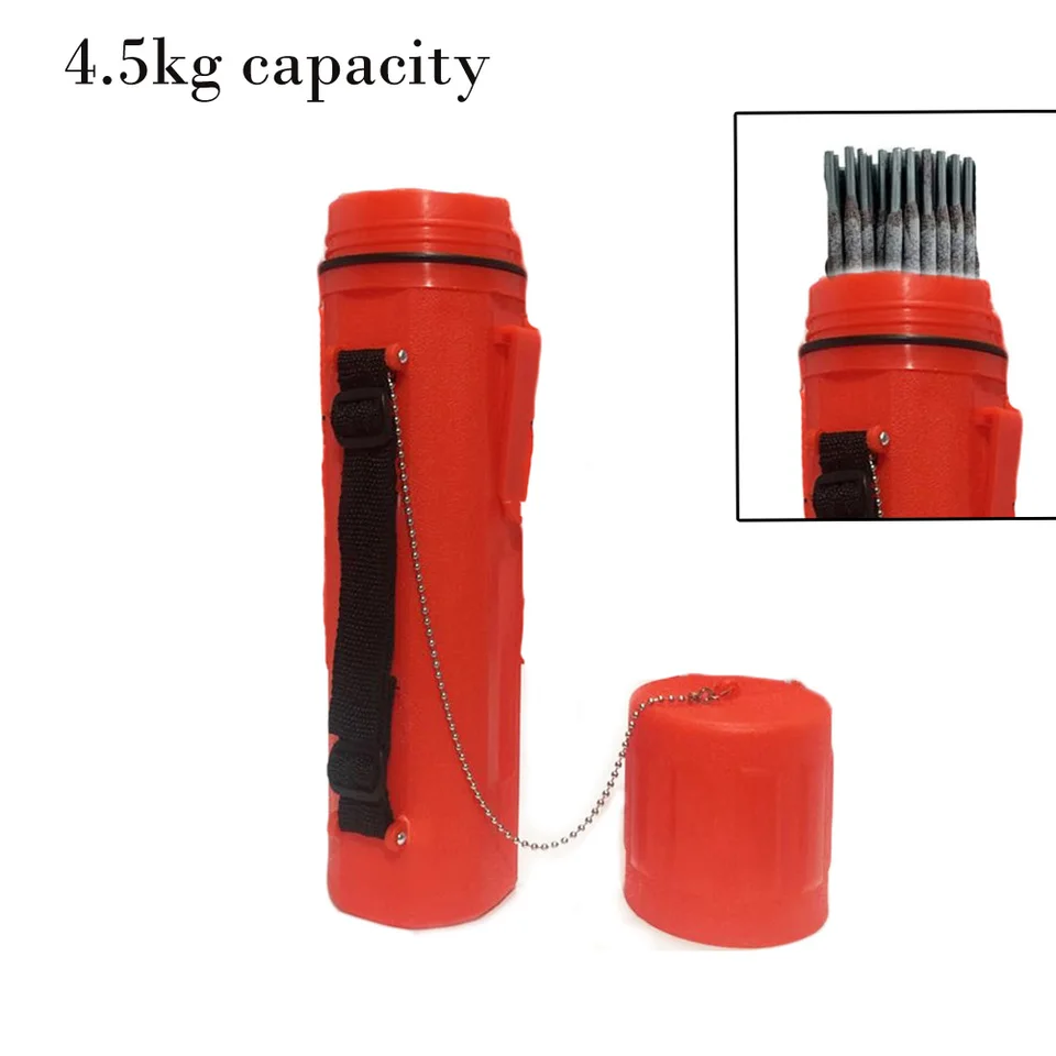 1pc Zváracia tyč Storage Rúrka MMA ARC Electrode Držiak 4,5 kg Ochrana na strážcu tyče