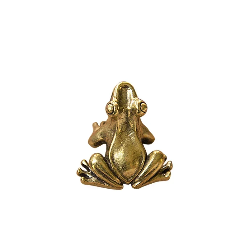 1PC čajový maznáčik Ornament Miniatúrne stolové dekorácie doplnky Kreatívne malé skákanie žaby vo veku arašidy