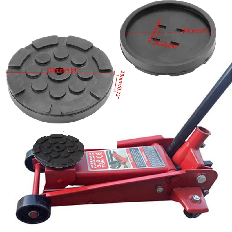 1pc čierna gumová zdviháková podložka pre výťah automobilu proti skĺznutiu povrchovej náradia Protector pre chránič Rail High Duty for Lift