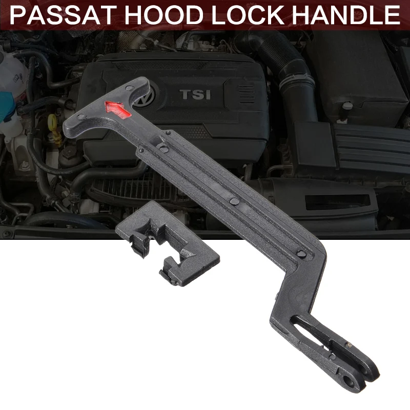 1pc čierna kapucňa kapucňa uvoľňovacia zámka Rukoväte Rukoväť 3B0823593 pre VW Passat B5 B5,5 1998 1999 2000 2001 2002 2002 2003 2004