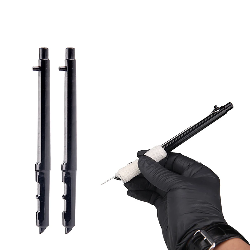 1pc čierne 3D ručné poke a tyčinka Tattoo Manual Tool Handfoke Tattoo Supplies