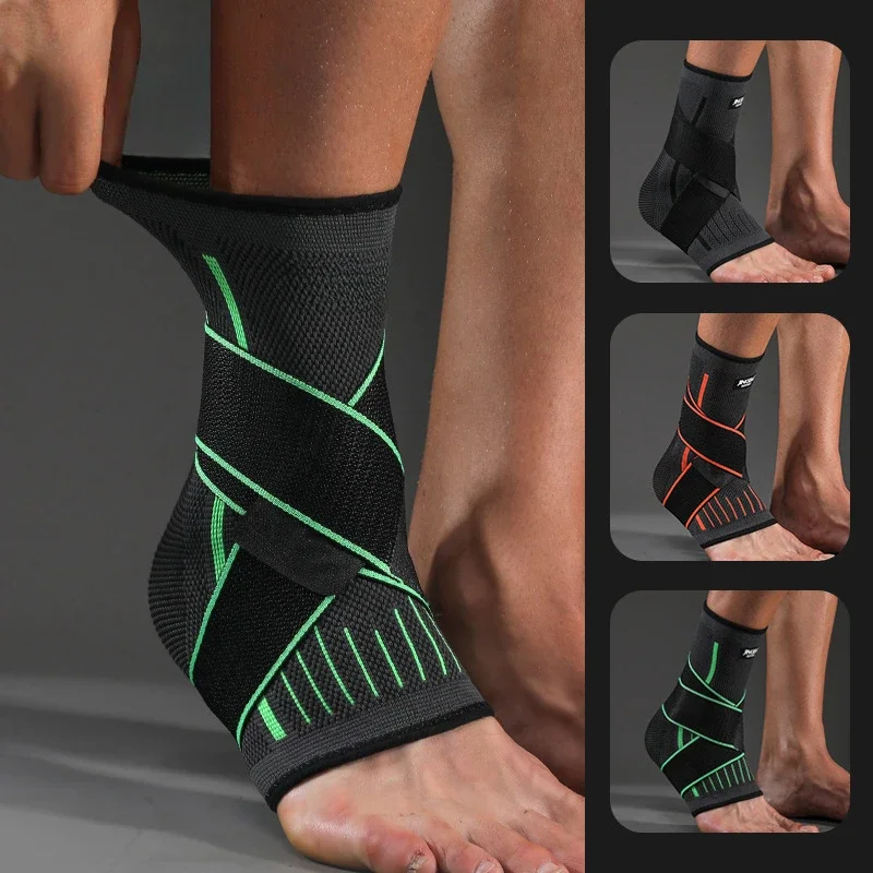 1pc členok chránič kompresie obväz Bandage Sport Anklet Support Brace Cvičenie členkový remienok Elastic Belt Fitness Absencory