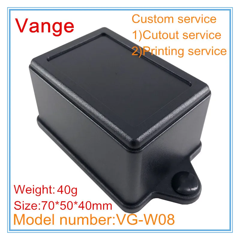 1pc/šarža PCB Junction Box 70*50*40 mm ABS plastový kryt