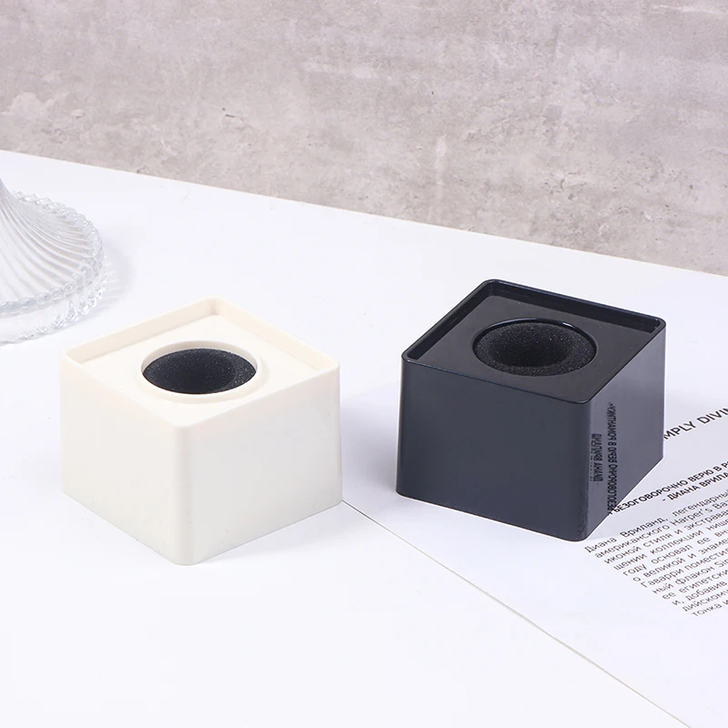 1pc štvorcový mikrofón vlajka mikrofón Mic Station Cube rozhovor štvorcový držiteľ reportérov reportér Flags News Square Accessories