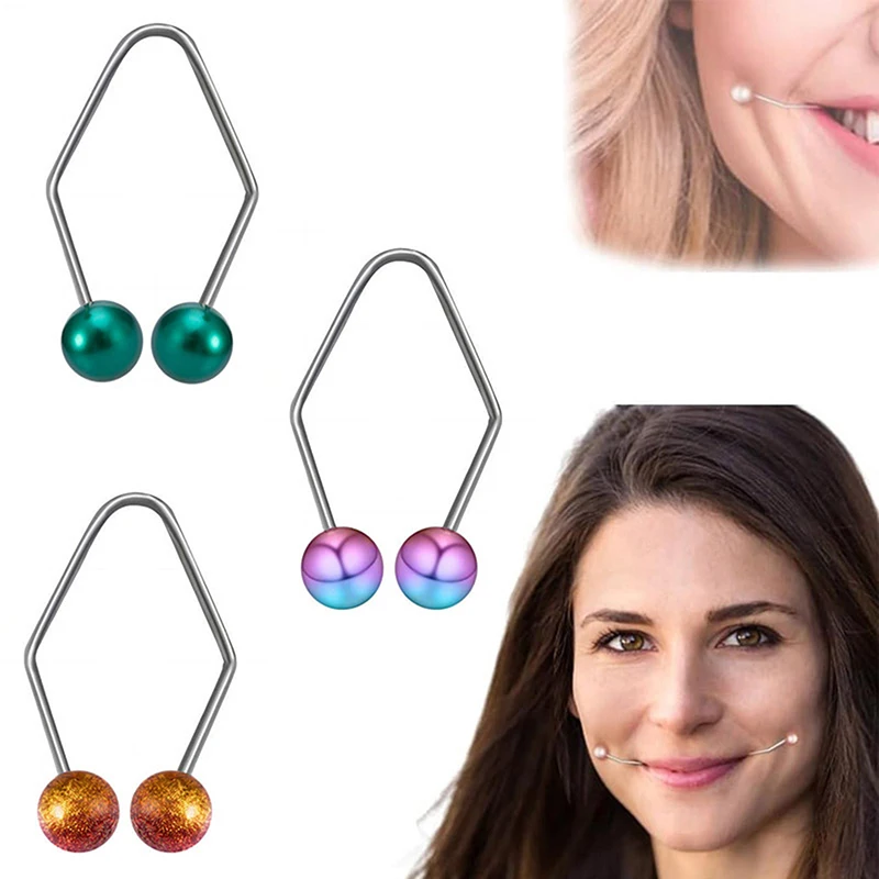 1PC Ženy Jample Makers Prírodný úsmev Demple Trainer Creaty Body Jewelry Accessory Artificial Roam Creation pre líce