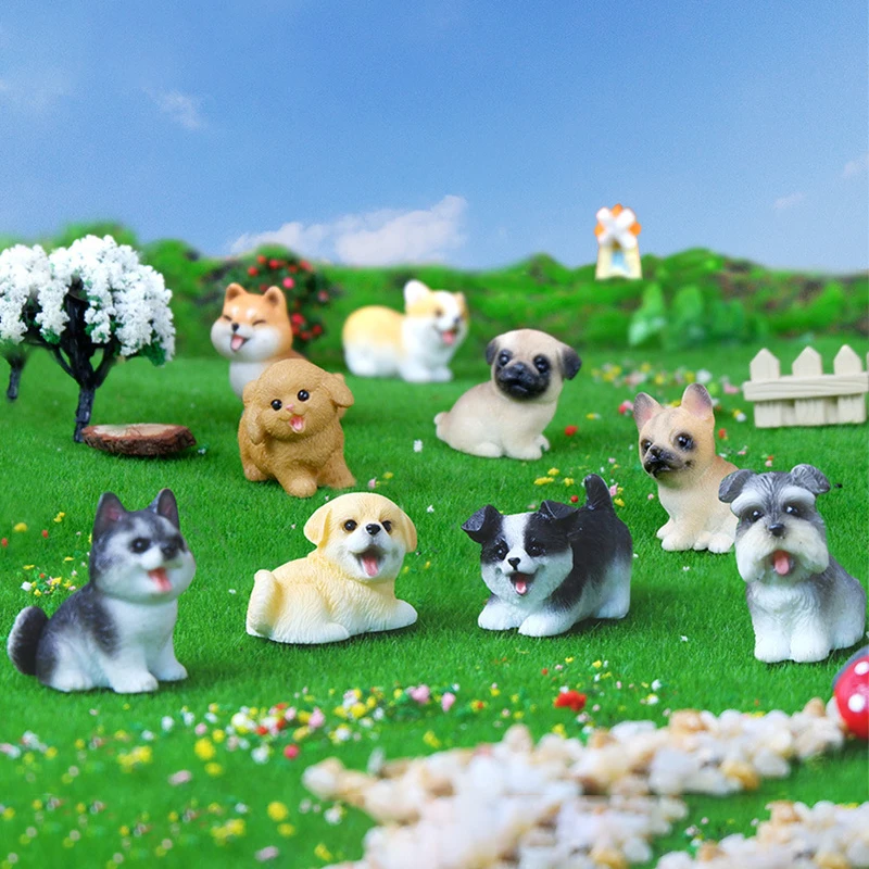 1pc živicová remeselná miniatúrna postava Drobná pre bonsai mikropláka