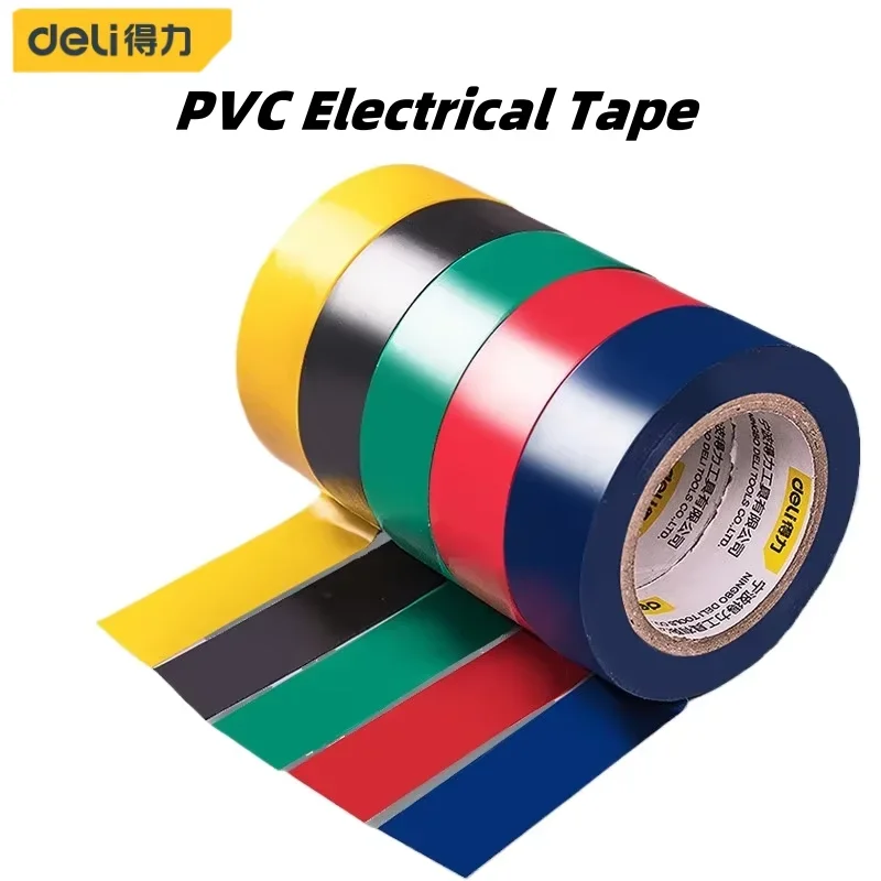 1pcs 10/20m domácnosť PVC Elektrické spomalenie izolácie Izolácia vodotesná páska Multifunkčná tlaková elektrická páska