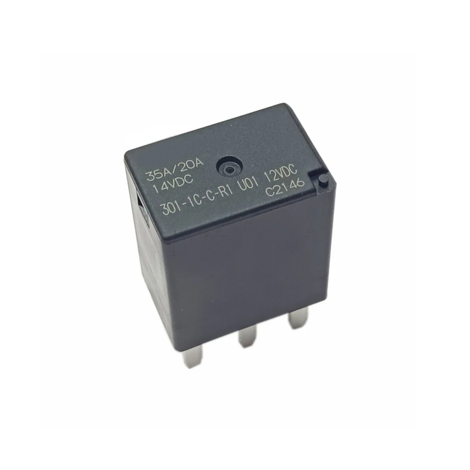 1pcs 12VDC 301-1C-C-R1 U01 Automobilové relé 35a 5 stôp Spno a SPDT Kontakt Micro 280 Automobilové relé praktické a odolné