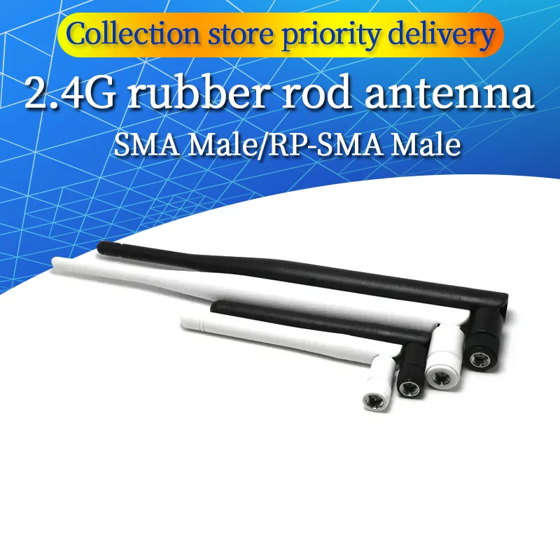 1pcs 2,4 GHz 6DBI/3DBI WiFi anténa 2.4g anténa Aerial RP-SMA BlueooTy Samecká samica bezdrôtového konektora WLAN/WIMAX/MIMO