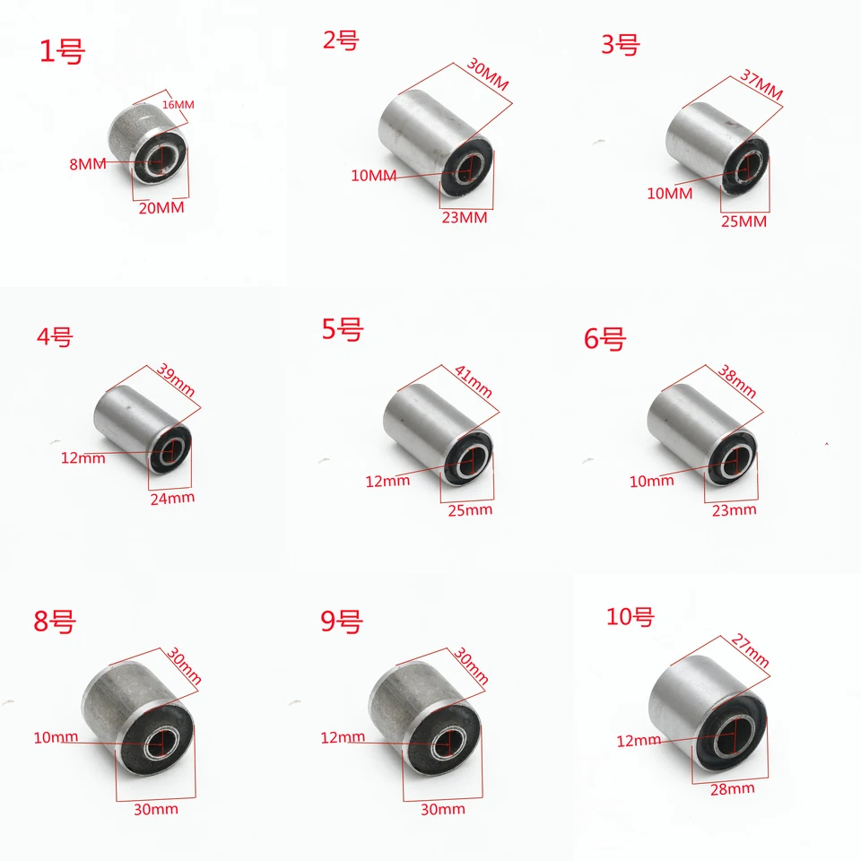 1pcs 23x38x10mm Swing Arm Mount Bushing Fit Fit for Jinling JLA-21B 250cc ATV China Scooter UTV Go Kart Quad Quad diely