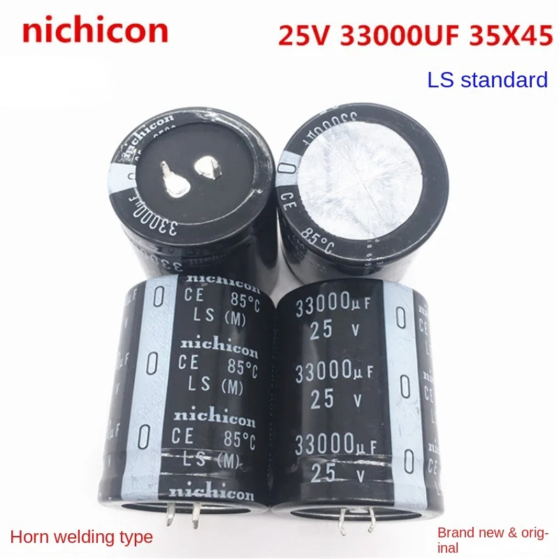 1pcs 25v33000uf 35x45 Japonsko Elektrolytický kondenzátor 33000UF 25V 35*45 LS Series