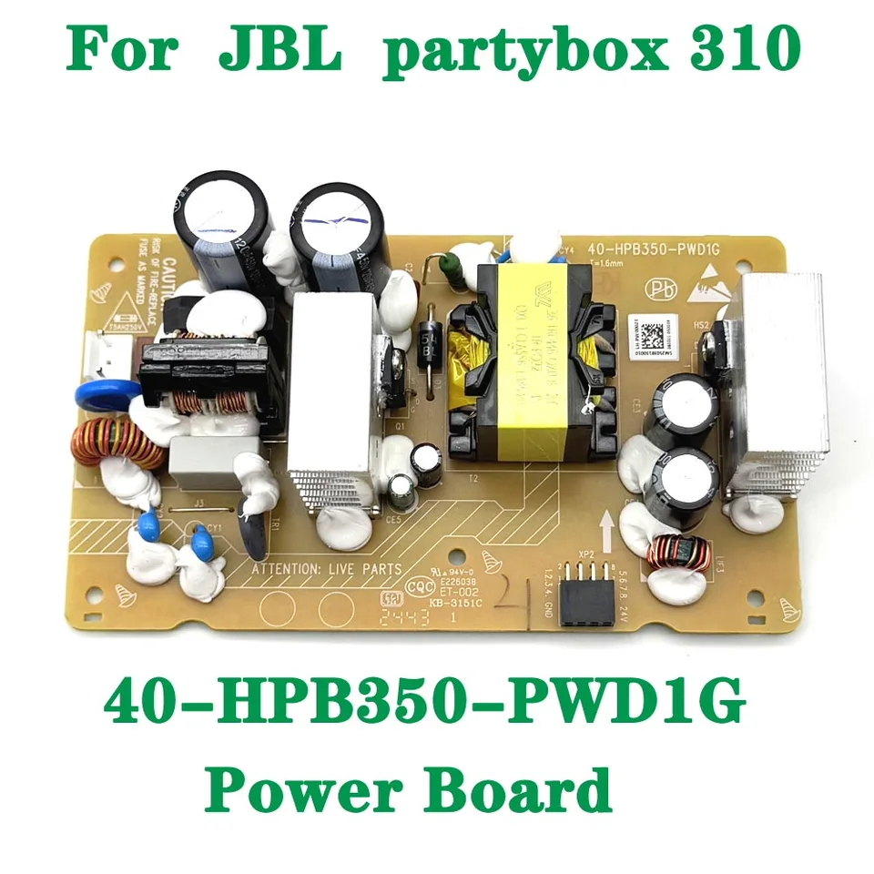 1pcs 40-HPB350-PWD1G pre JBL Partybox 310 Bluetooth úplne nový reproduktor Partybox 310 Original Connector Power Board