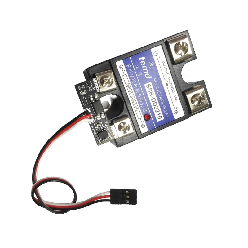 1pcs 40a 5-220VDC Modul solídneho reléového relé 1ch PWM Elektronický spínač s indikátormi Podpora 5V prijímača pre lietadlá RC Drone RC