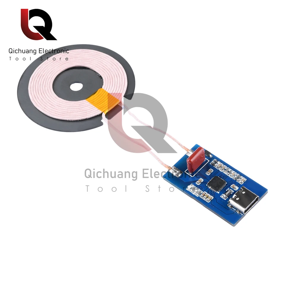 1pcs 5W10W15W IP6826 Vysoko kvalitný modul bezdrôtovej nabíjačky pre Samsung10W/15W pre QI Fast Wireless Nabíjač PCBA DIY PCBA DIY