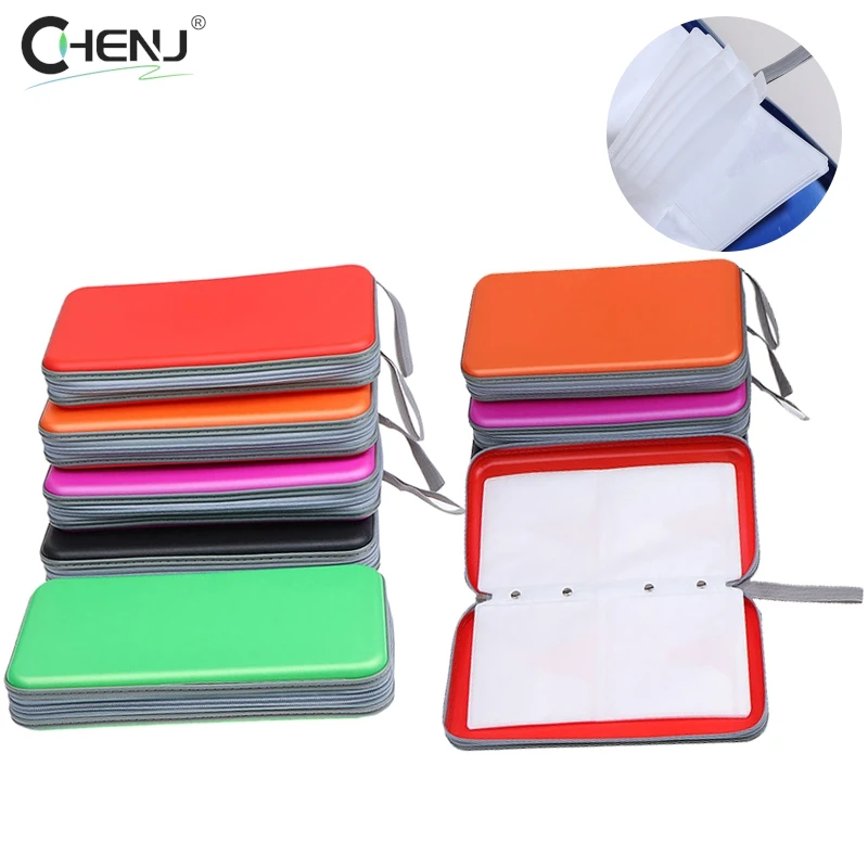1pcs 80shety CD DVD Case Case Cover Cover Držiteľ CD Sleeve Wallet Wallet Album Tvrdý box Plastové balenie DVD DVD DISC DISC
