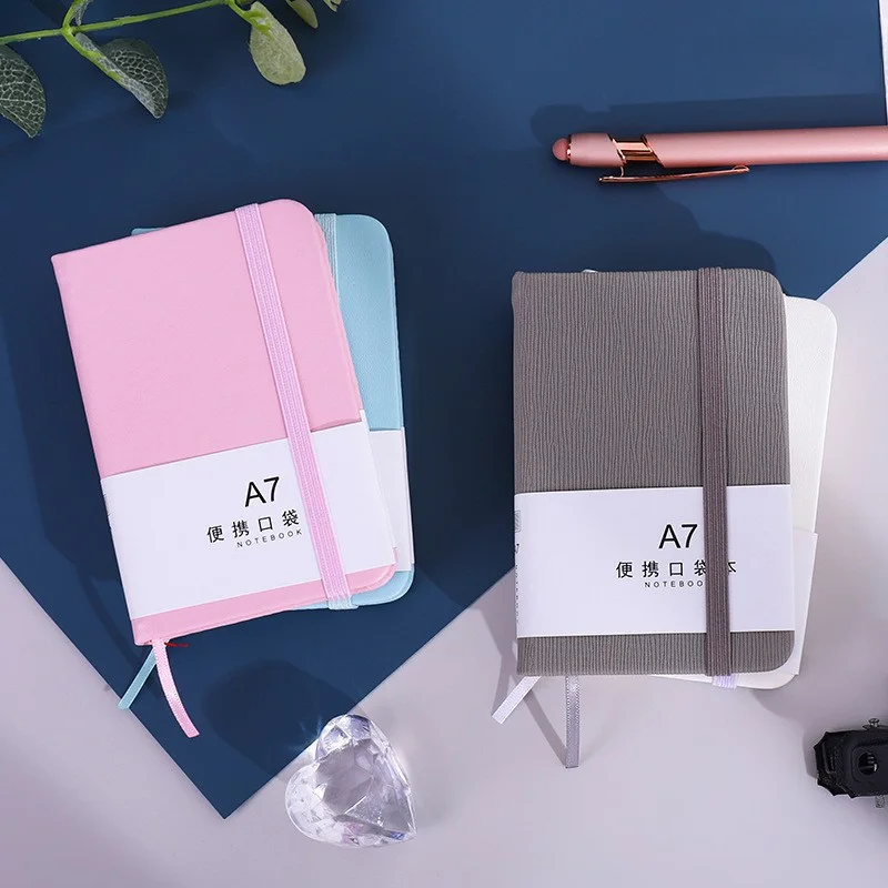 1pcs A7 notebook Macaron Color Poznámkový blok Cartoon Memo Ins Hand Ledger pre študentské školské kancelárske potreby Poznámkový blok späť do školy