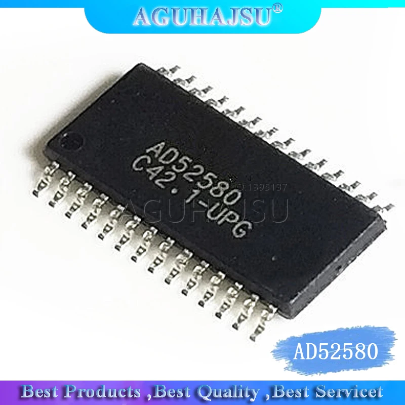 1pcs AD52580 AD52580-QG28NAT SMD stereo trieda D zvukový zosilňovač TSSOP-28