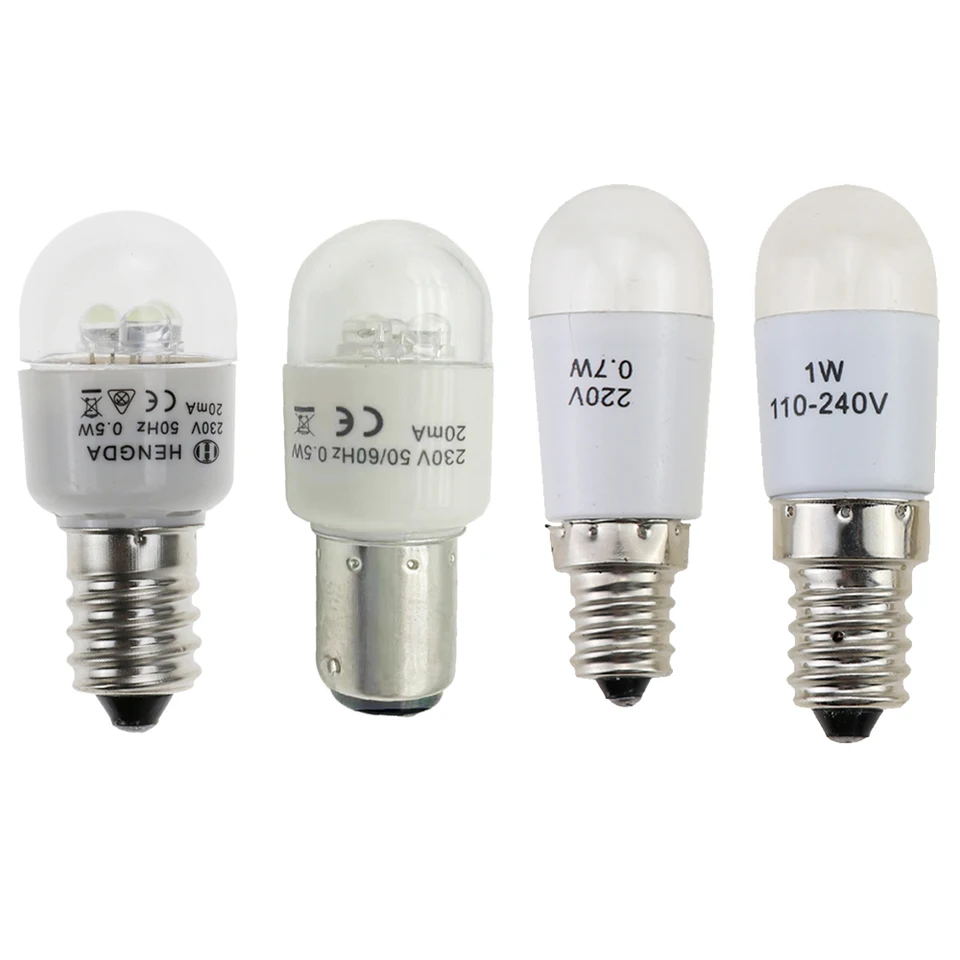 1pcs BA15D E12 E14 Domáci domáci šijací stroj LED žiarovky pre speváka Juki Pfaff Janome Brother