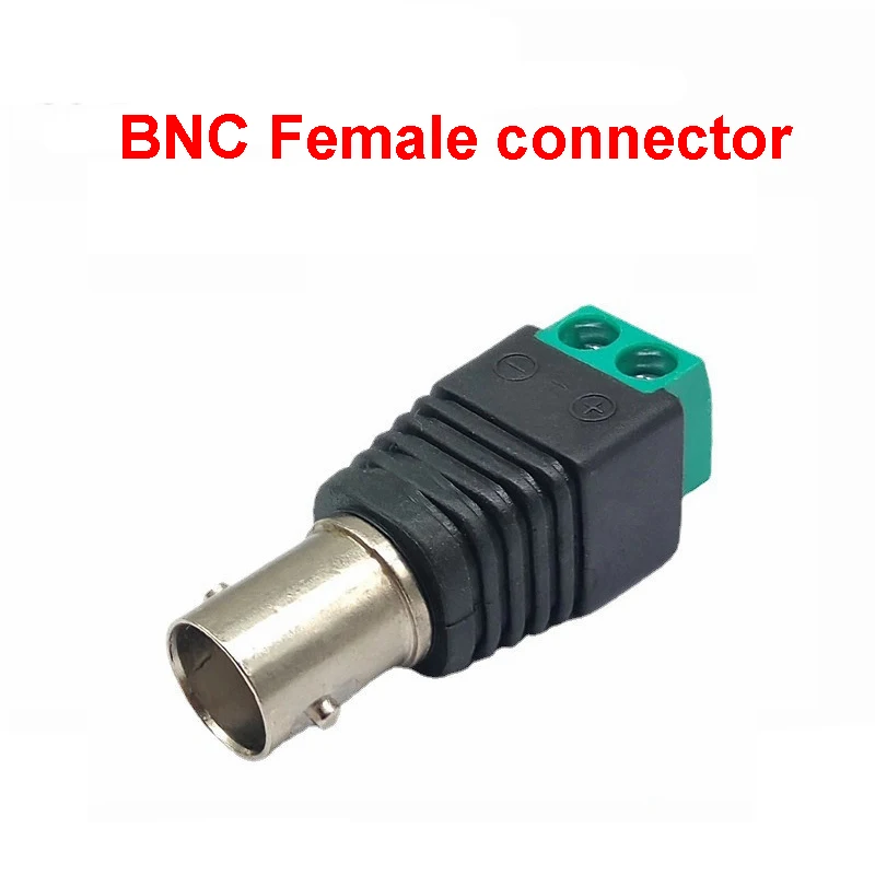 1pcs BNC Q9 ženské skrutkové konektory zásuvkovú konektorovú konektorovú adaptér Sledovanie kamery UTP Audio Video CCTV