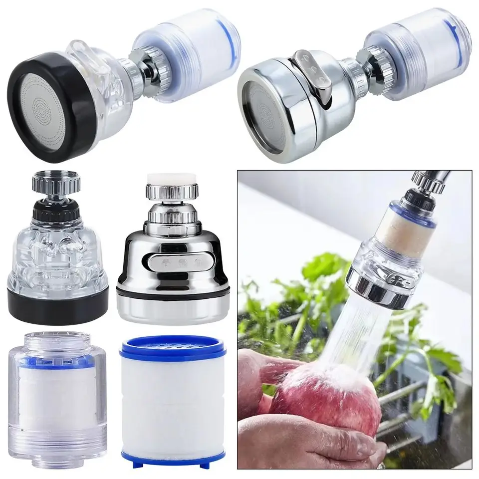 1pcs bubbler Dávkovač faucet jadrová dýza kohútika predlžovacia konektorka Sprchová hlava Filtry voda Filtre vody šetrenie 3 režimy