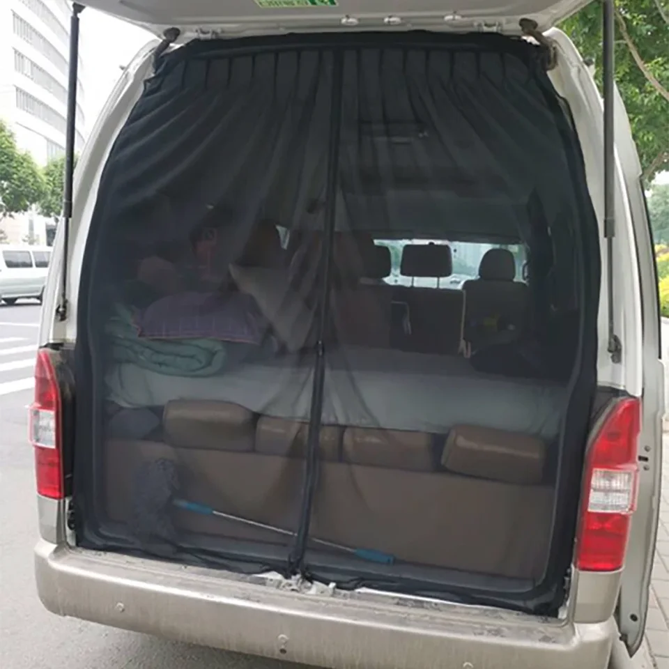 1pcs Camper Posuvné dvere Magnetický hmyz Mosquito Fly Screent Net pre VW T5 T6 Camper Mosquitera Auto príslušenstva
