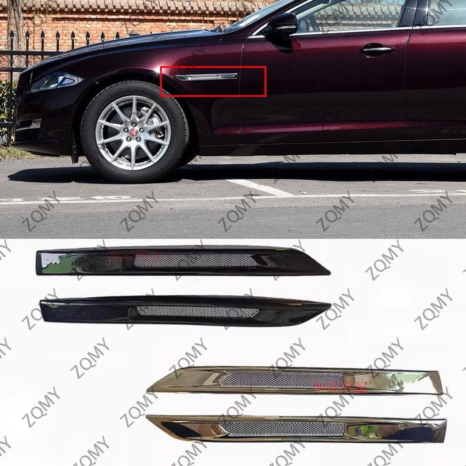 1pcs Car Front Side Fender Air Vent Grille Grill pre Jaguar XJ 2010 2012 2012 2013 2014 2015 2016 2017 2018 2018 2019