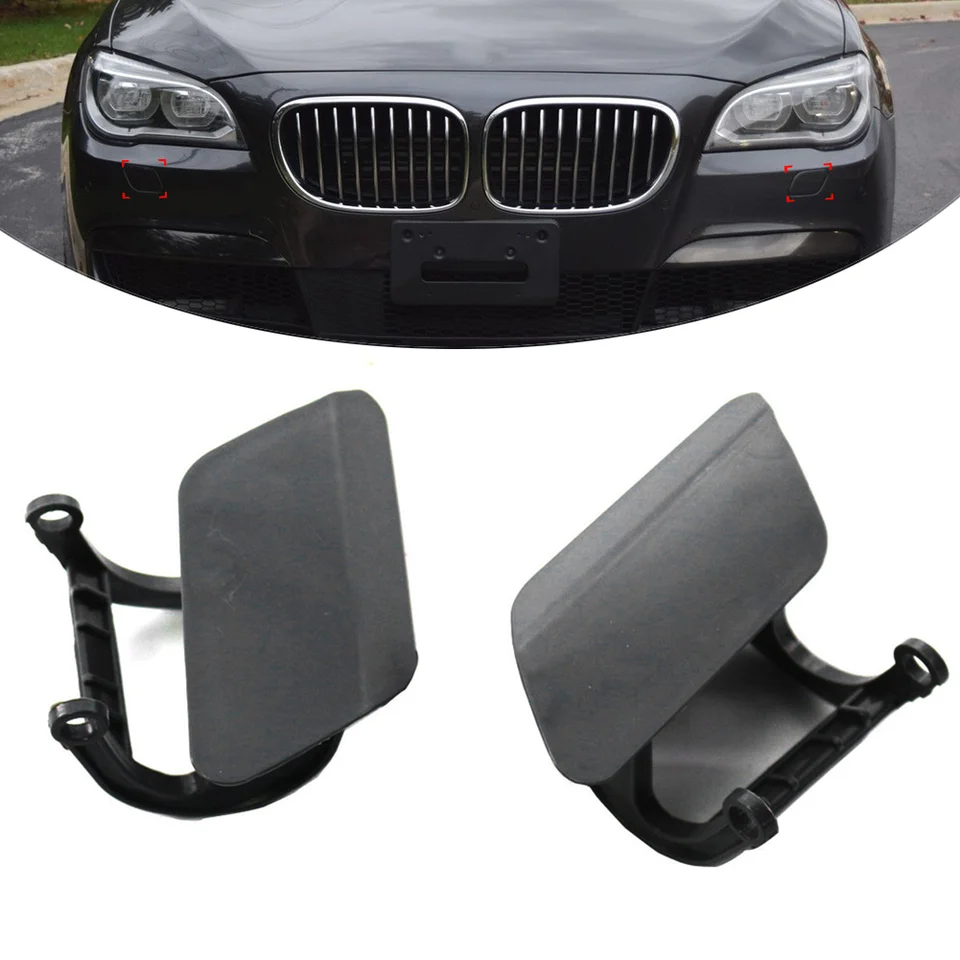 1pcs Car predný nárazník svetlomet svetlometu hlavný kryt podložky vľavo/vpravo pre BMW 7 Series F01 F02 F03 LCI