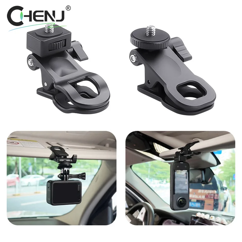 1pcs Car Sun Visor Camera Moneste s telefónnym klipom pre mobilný telefón pre Hero 12 11 10 9 8 pre príslušenstvo X3 One X2