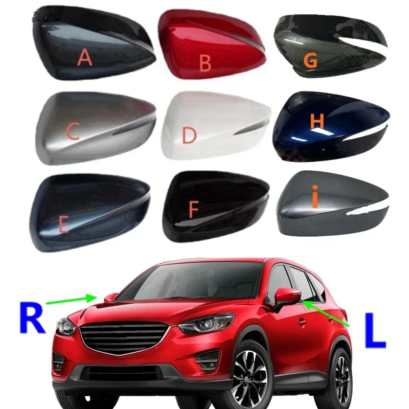 1pcs Car Wing Side Reparview Cover Cover Shell pre Mazda CX-3 CX3 2013-2022 CX-5 CX5 2015 2015