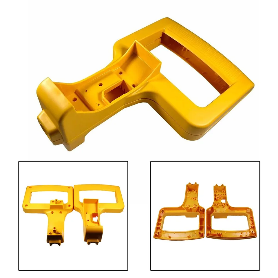 1pcs clamshell pokosový rukoväť 380452-00 pre Dewalt DW704 / DW705 Žltá plastová rukoväť 3660 /3680