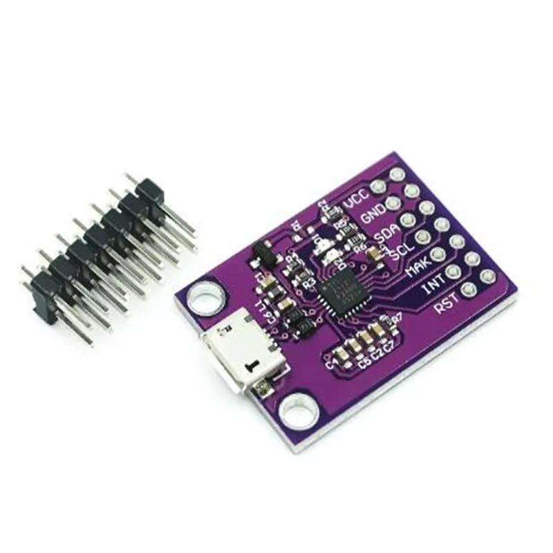 1pcs CP2112 ladenie dosky USB do komunikačného modulu SMBUS I2C 2.0 MicrousB 2112 Hodnotiaca súprava pre modul snímača CCS811
