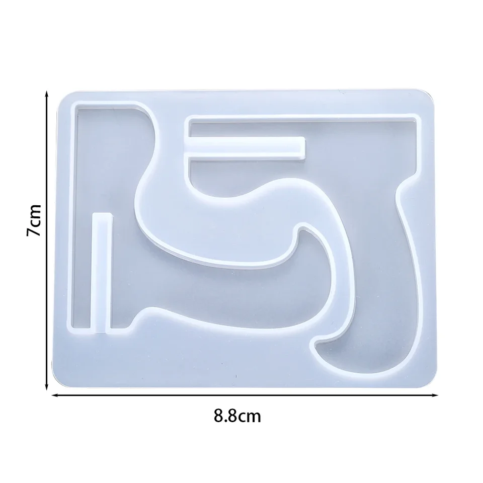 1pcs DIY Desktop Ozdobu stojan kryštálovej epoxidovej živicovej formy mobilný fotografický ráme
