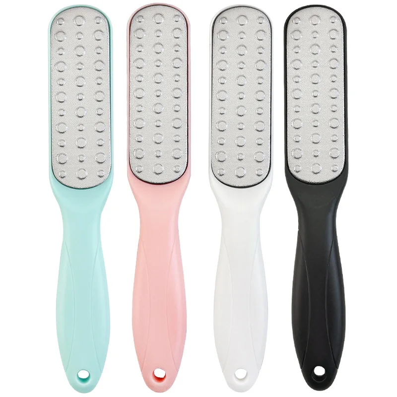 1pcs dvojitá bočná noha päta päta Tvrdo odumretá pokožka Callus Professional Rasp Rasp Remover z nehrdzavejúcej ocele Nástroj na pedikúru pre pedikúru