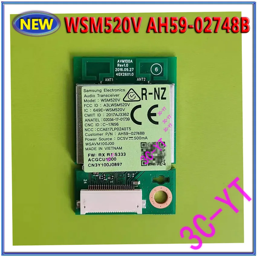 1pcs Electronics Audio Tasiver pre WSM520V AH59-02748B 649E-WSM520V 2017AJ3362 AVM100A Bluetooth Modular Modular
