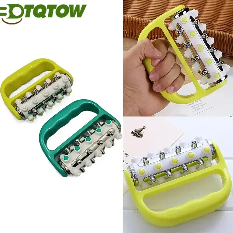 1pcs Elektroplatizovaný valček Massager Prenosný ručný ručný protiľahlý výbuch masážneho masážneho masážneho masáže fascia pre telo